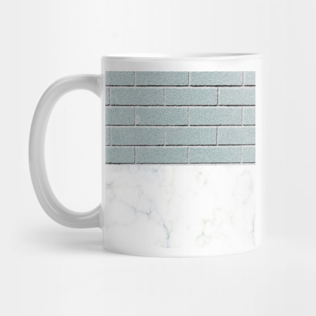 Teal brick marble by RoseAesthetic